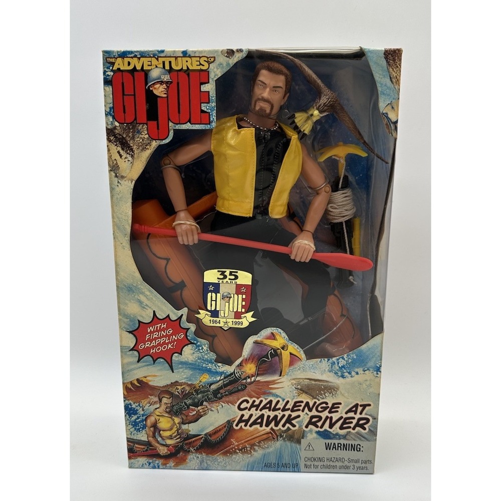 GI JOE ADVENTURES CHALLENGE AT HAWK RIVER 12" ACTION FIGURE 1998 HASBRO